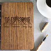 Канцелярские товары handmade. Livemaster - original item Wooden Notepad 