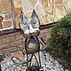 Кованый Кот, кот на дачу, кот для сада. Элементы интерьера. Ремесленная лавка КУЗНЕЦЪ. Ярмарка Мастеров.  Фото №5