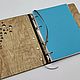 A5 notebook made of wood with leather binding ' Turtles'. Notebooks. semejnaya-masterskaya-bambuk. My Livemaster. Фото №4