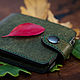 Кнопочный Bi-fold «Kamikawa». Кошельки. Sellandries | Изделия из кожи. Ярмарка Мастеров.  Фото №6