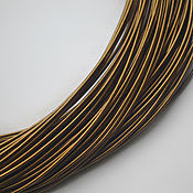 Материалы для творчества handmade. Livemaster - original item Hard wire 1,25 mm color light bronze. Handmade.