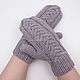 Order Knitted mittens with merino braids. Knitwear shop Fairy Tale by Irina. Livemaster. . Mittens Фото №3
