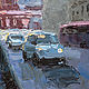 St. Petersburg weekdays. Oil painting. Pictures. StudioMoments. Online shopping on My Livemaster.  Фото №2