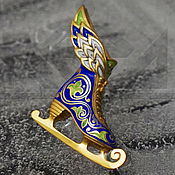 Украшения handmade. Livemaster - original item New winged Figure Skate pendant !!!. Handmade.