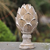 Для дома и интерьера handmade. Livemaster - original item Artichoke Figurine on a Leg 16cm Concrete Garden Decor. Handmade.
