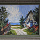 Painting ' Village motif'. Pictures. artist-001. Online shopping on My Livemaster.  Фото №2