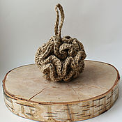 Для дома и интерьера handmade. Livemaster - original item Washcloth-ball made of jute fiber 