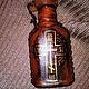Bottle-a bottle of Cahors wine or Holy water 'Cross'. Flask. Bonoka. Online shopping on My Livemaster.  Фото №2
