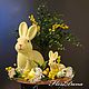Заказать Пасхальный зайка на лужайке. FloriDana. Ярмарка Мастеров. . Пасхальные сувениры Фото №3