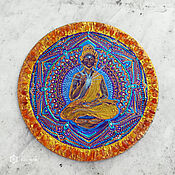 Картины и панно handmade. Livemaster - original item Pictures: Buddha, handmade amber mandala. Handmade.