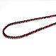 Beads from natural garnet stones with a Business lady. Necklace. nataligem (nataligem). My Livemaster. Фото №4