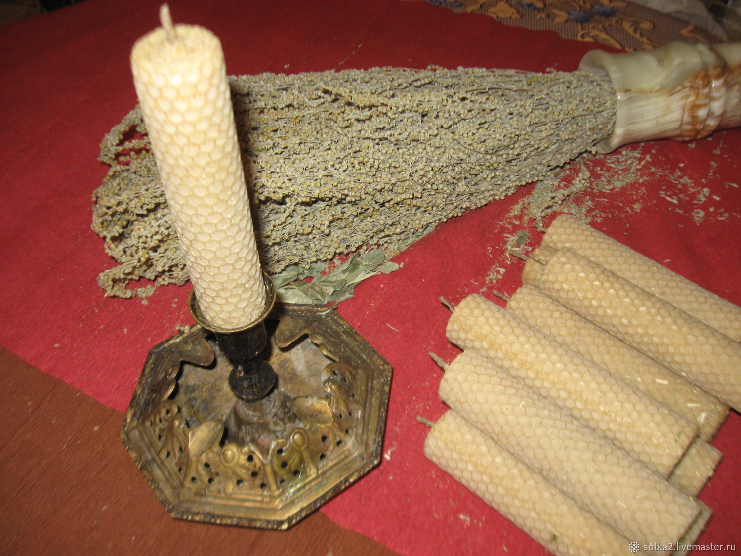 Вощёная свеча