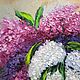 Order Painting Lilac flowers oil on canvas painting bouquet. Kind paintings by Irina Belozerova. Livemaster. . Pictures Фото №3