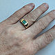 Men's Gold Ring with Emerald (1,49 ct) Handmade Ring. Rings. Bauroom - vedic jewelry & gemstones (bauroom). My Livemaster. Фото №6