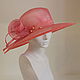 Соломенная шляпа "Роза". Шляпы. Hats by 'Ariadne's thread' Atelier. Ярмарка Мастеров.  Фото №5