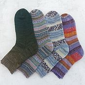 Аксессуары handmade. Livemaster - original item Handmade knitted socks p.38-39. Handmade.
