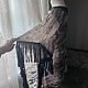 Винтаж: Бохо тренд! Стильный летний пончо с принтом питона в стиле Cavalli. Блузки винтажные. Vintage-bazaar. Ярмарка Мастеров.  Фото №6