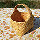 Basket made of birch bark wicker small 16h16. storage, Basket, Tomsk,  Фото №1