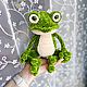 Лягушка ручной работы. Амигуруми куклы и игрушки. Софья. Ярмарка Мастеров.  Фото №5
