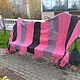 Knitted striped bedspread. Bedspreads. vyazanaya6tu4ka. Online shopping on My Livemaster.  Фото №2