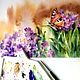 The watercolor painting 'Summer story', Pictures, Kansk,  Фото №1