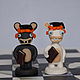  chess pieces 'Rabid rabbits'. Chess. Lana K art. My Livemaster. Фото №4