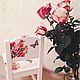 Детский стульчик "Розы для принцессы". Мебель. Decoupage (JulianaDmii). Интернет-магазин Ярмарка Мастеров.  Фото №2