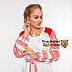 Dress Slavic White dew with red. Dresses. Slavyanskie uzory. Online shopping on My Livemaster.  Фото №2