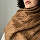 Camel Scarf Women's knitted, Men's wool scarf beige soft. Scarves. Dobryy_vyaz. My Livemaster. Фото №6