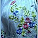 Tunic-embroidered summer 'forget-me-nots'. Blouses. Славяночка-вышиваночка (oksanetta). Online shopping on My Livemaster.  Фото №2