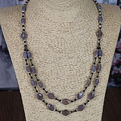 Украшения handmade. Livemaster - original item Agate and spinel necklace 