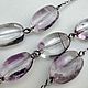 Серебряное колье с аметистом "Lilac drops". Колье. Mits jewelry. Ярмарка Мастеров.  Фото №6