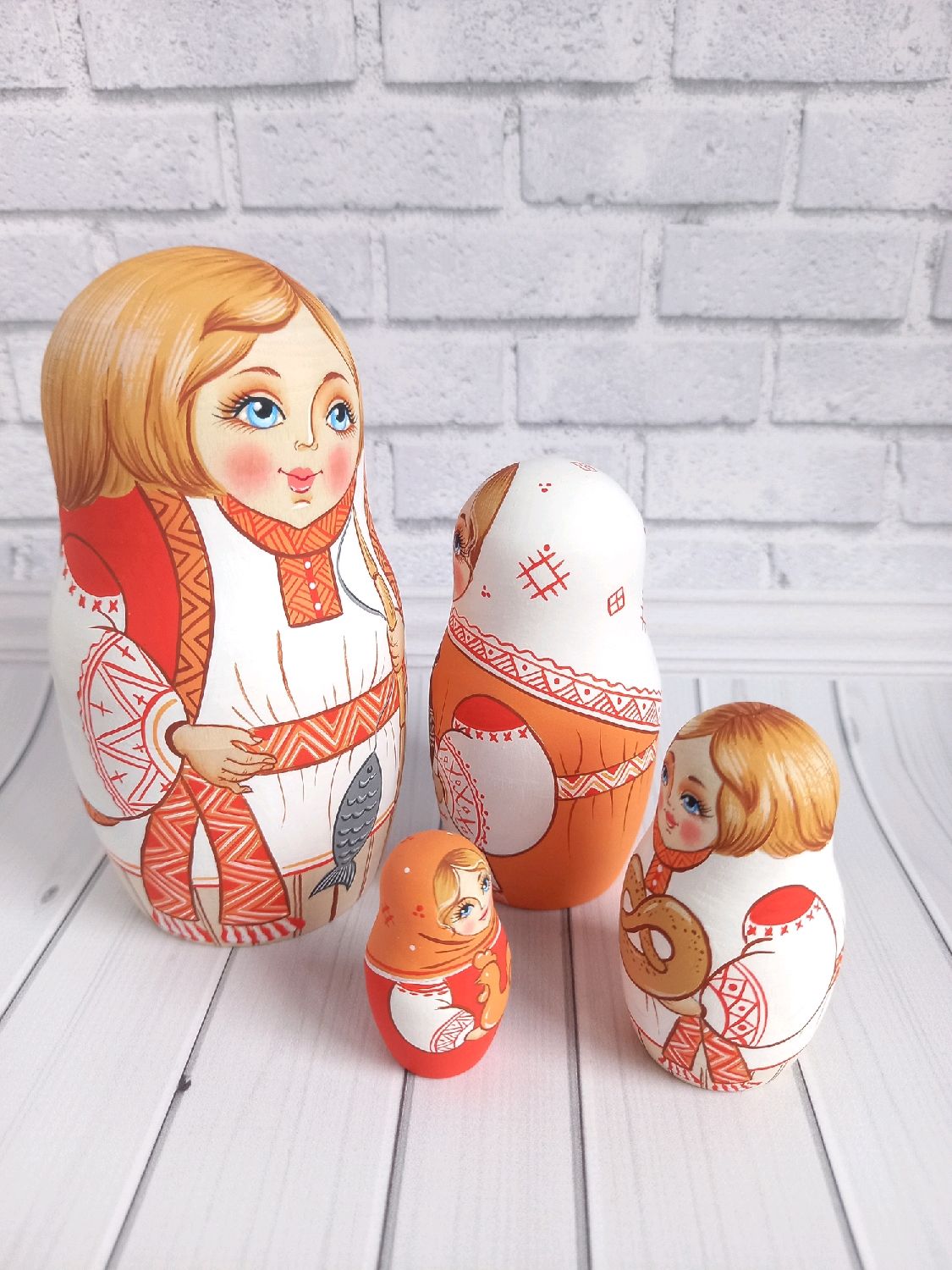 Матрешка "Славянская семья" 5 мест на заказ в интернет-магазине Ярмарка ...