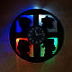 Wall clock with led light from the album Gorillaz, Backlit Clocks, St. Petersburg,  Фото №1
