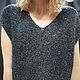 Order Stylish Long Vest Merino Sundress Warm Knitted Dress. svetlana-sayapina. Livemaster. . Vests Фото №3