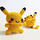 Пикачу (Pikachu), покемон электрического типа. Амигуруми куклы и игрушки. GeekCraft Shop. Ярмарка Мастеров.  Фото №5