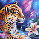 Oil painting on canvas with a leopard 50/60 cm, Pictures, Sochi,  Фото №1