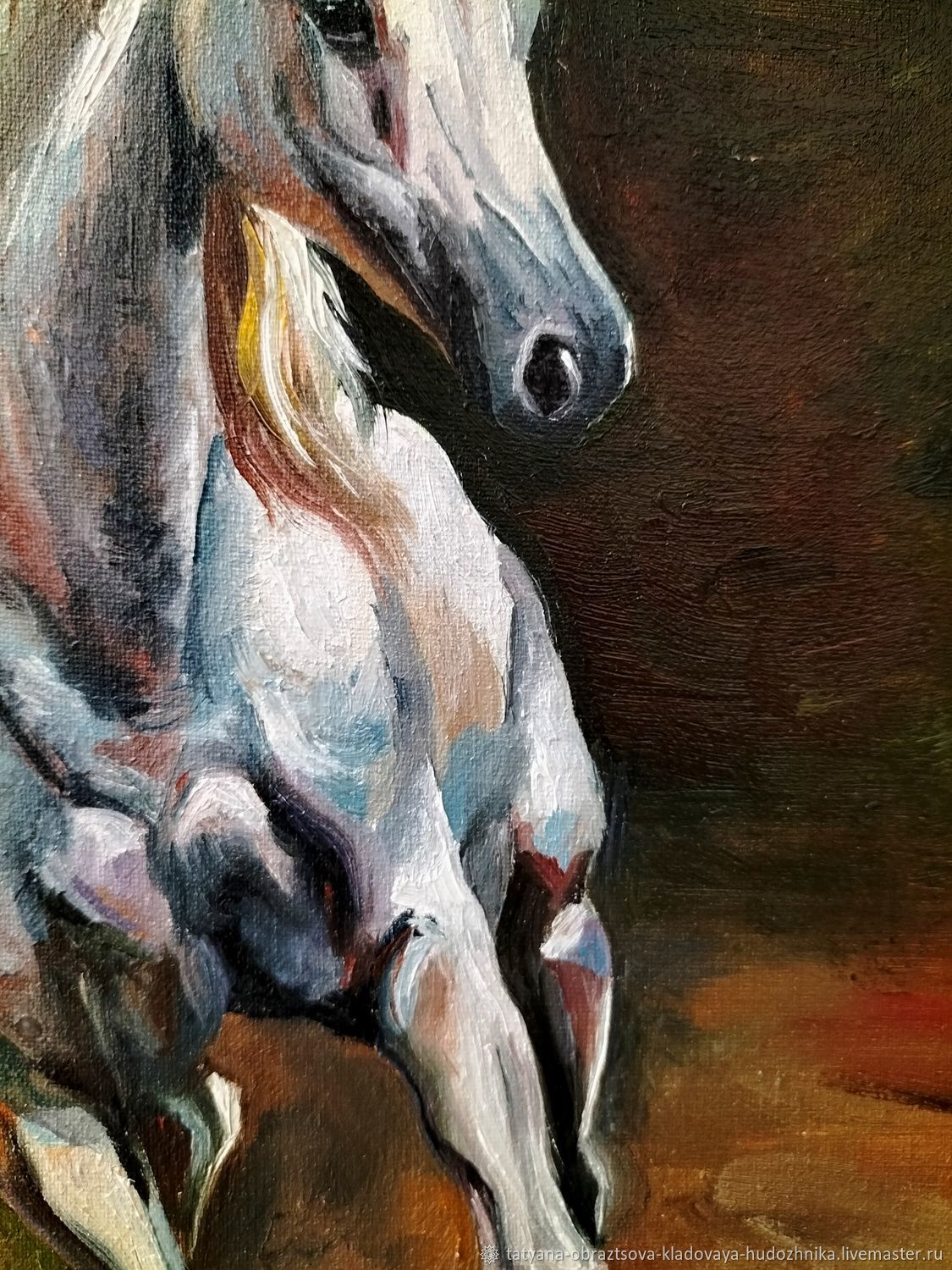 Написал лошадки. Картина маслом лошадь. Картины лошадей маслом на холсте. Строптивый конь.