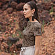 Футболка базовая (леопард) look 1421. Кофты. Дарья (LadyLook). Интернет-магазин Ярмарка Мастеров.  Фото №2
