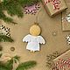 Елочная игрушка: Ангелочек 2. Елочные игрушки. Мастерская Анны Власовой. Ярмарка Мастеров.  Фото №4