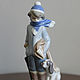 Винтаж: Зимняя прогулка Lladro Фарфоровая статуэтка 5220. Статуэтки винтажные. Kunst Galerie. Интернет-магазин Ярмарка Мастеров.  Фото №2