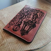 Канцелярские товары handmade. Livemaster - original item Passport cover made of genuine leather,, Elves,,. Handmade.