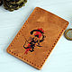Leather cardholder 'Bushido'. Business card holders. SUNGAZER leather products. Online shopping on My Livemaster.  Фото №2