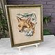Painting cross stitch Fox in the winter forest, Pictures, Chelyabinsk,  Фото №1