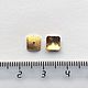 СЕРЕБРО 925. Шапочка "Звездная пыль" квадр., Vermeil 18K. Фурнитура. COMPONENTS: ФУРНИТУРА, КАМНИ, ЖЕМЧУГ. Ярмарка Мастеров.  Фото №5