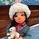 Девочка с ягненком. Интерьерная кукла. Куклы-от души.. Ярмарка Мастеров.  Фото №4