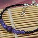 A bracelet made of beads, Tanzanite, Sapphire(Kashmir), Bead bracelet, Saratov,  Фото №1