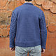 Chaqueta unisex de punto. Sweatshirts for men. CUTE-KNIT by Nata Onipchenko. Ярмарка Мастеров.  Фото №5