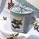 Мешочек-турбочка с вышивкой Villeroy & Boch Cottage. Мешочки. ot Natalis. Интернет-магазин Ярмарка Мастеров.  Фото №2