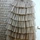 Юбка ярусная бежевая. Юбки. NeoVintage Творческая мастерская (neovintagedress). Ярмарка Мастеров.  Фото №5